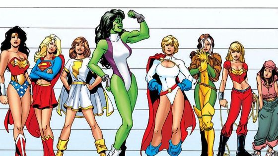 Super heroínas de Marvel